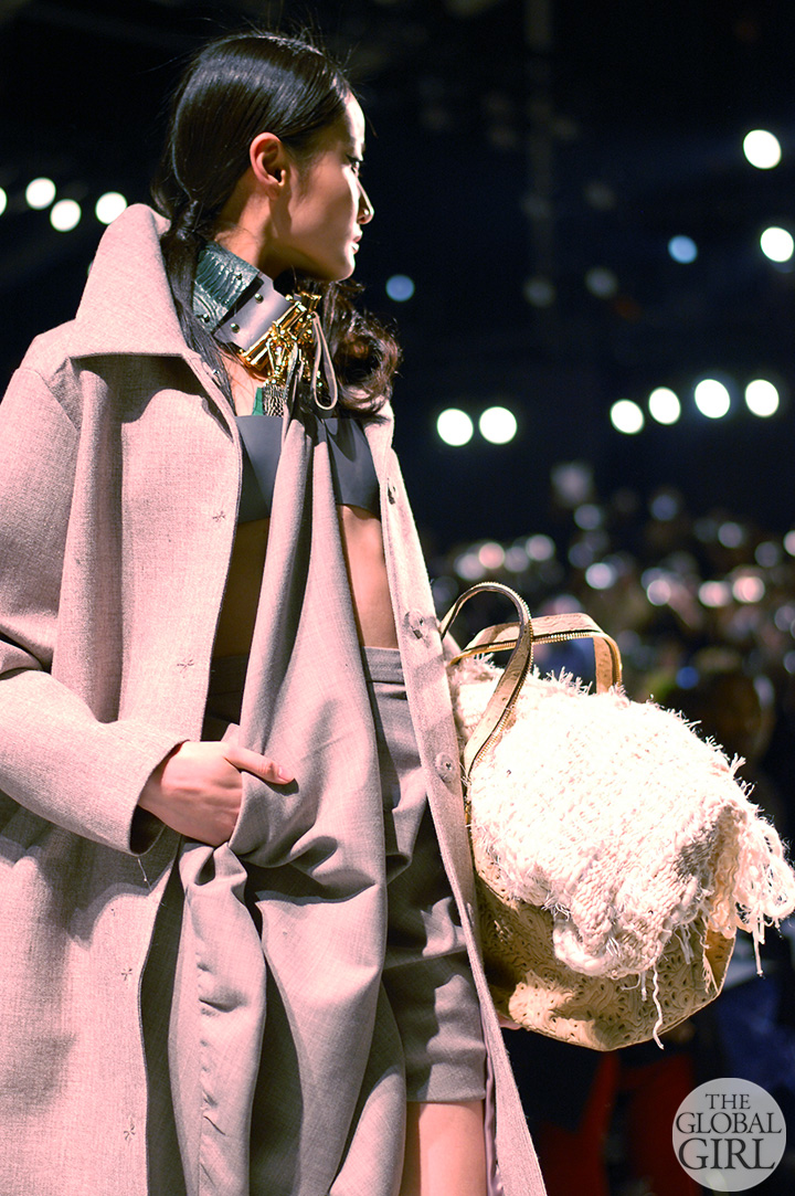 Front Row with The Global Girl at New York Fashion Week: Lee Jean Youn Fall Winter 2014 Runway Collection.