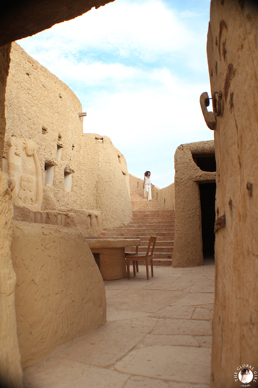 The Global Girl Travels: Ndoema at Adrère Amellal in Siwa Oasis, Egypt.